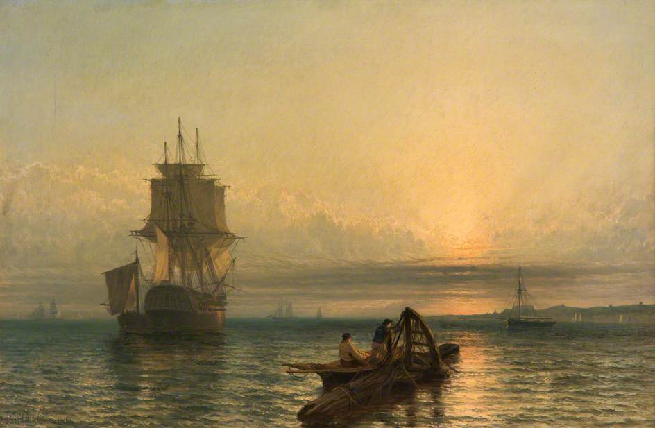 Sunrise At Sea — Henry Thomas Dawson