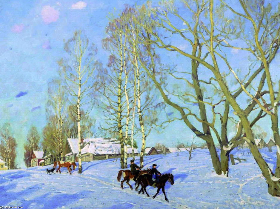 The March Sun — Konstantin Yuon