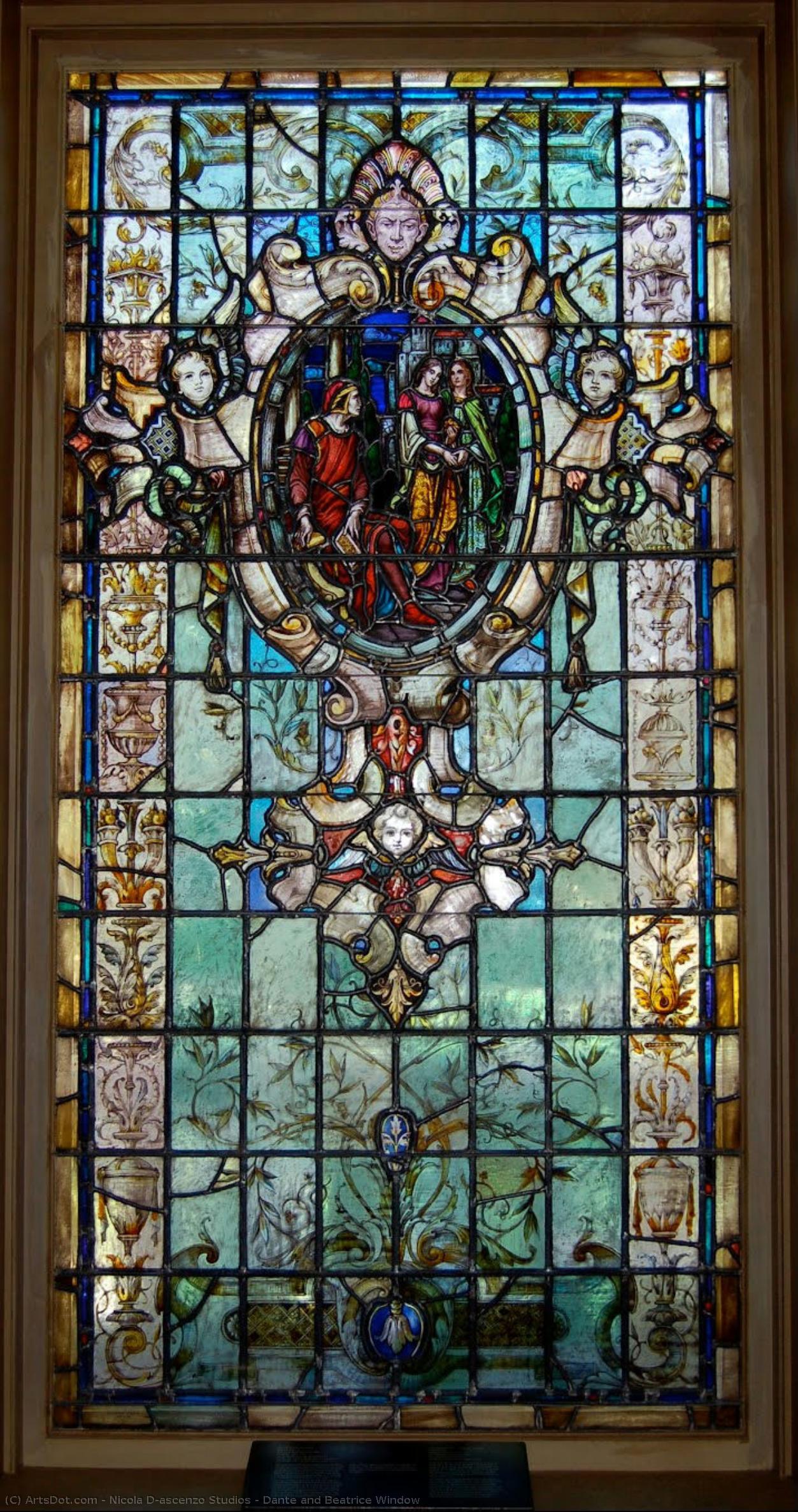 Dante And Beatrice Window — Nicola D'ascenzo Studios