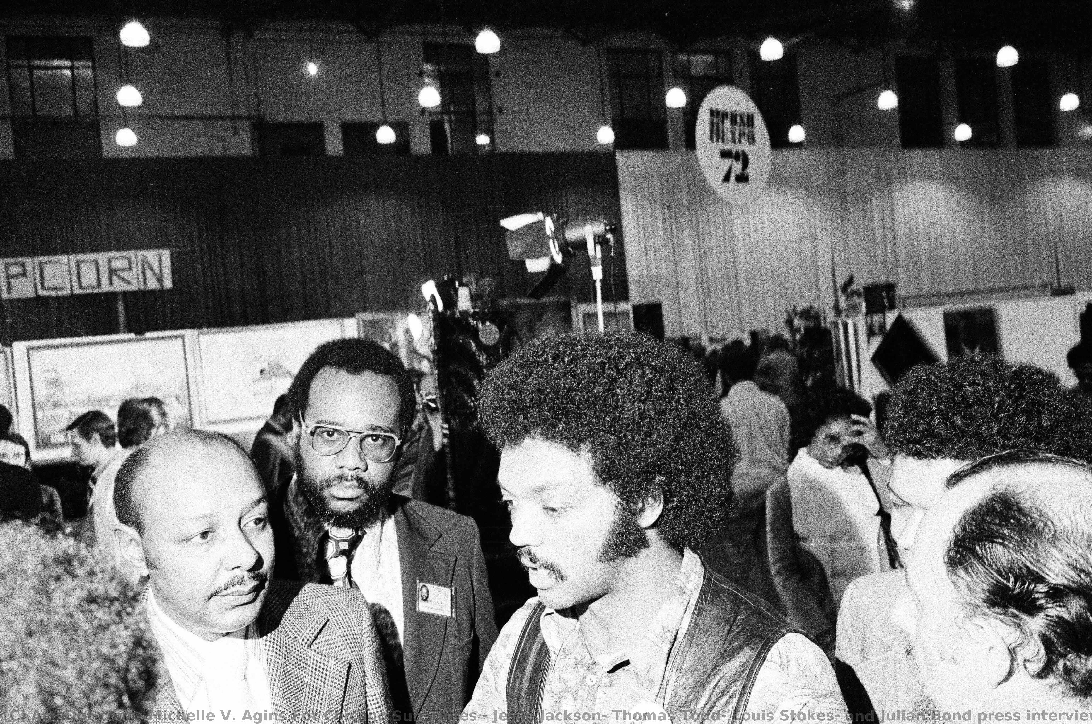 Jesse Jackson, Thomas Todd, Louis Stokes, And Julian Bond Press Interview Regarding The Push Expo — Michelle V. Agins For Chicago Sun-times