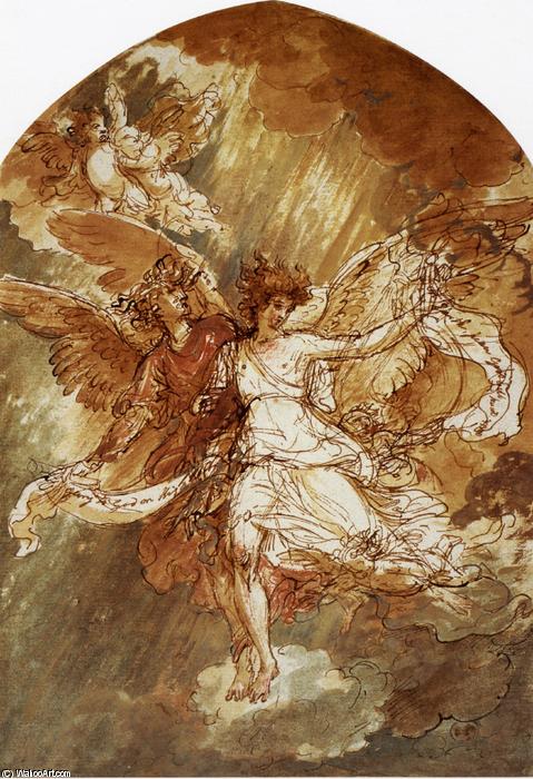 Angels Announcing The Birth Of Our Savior — Бенджамин Вест