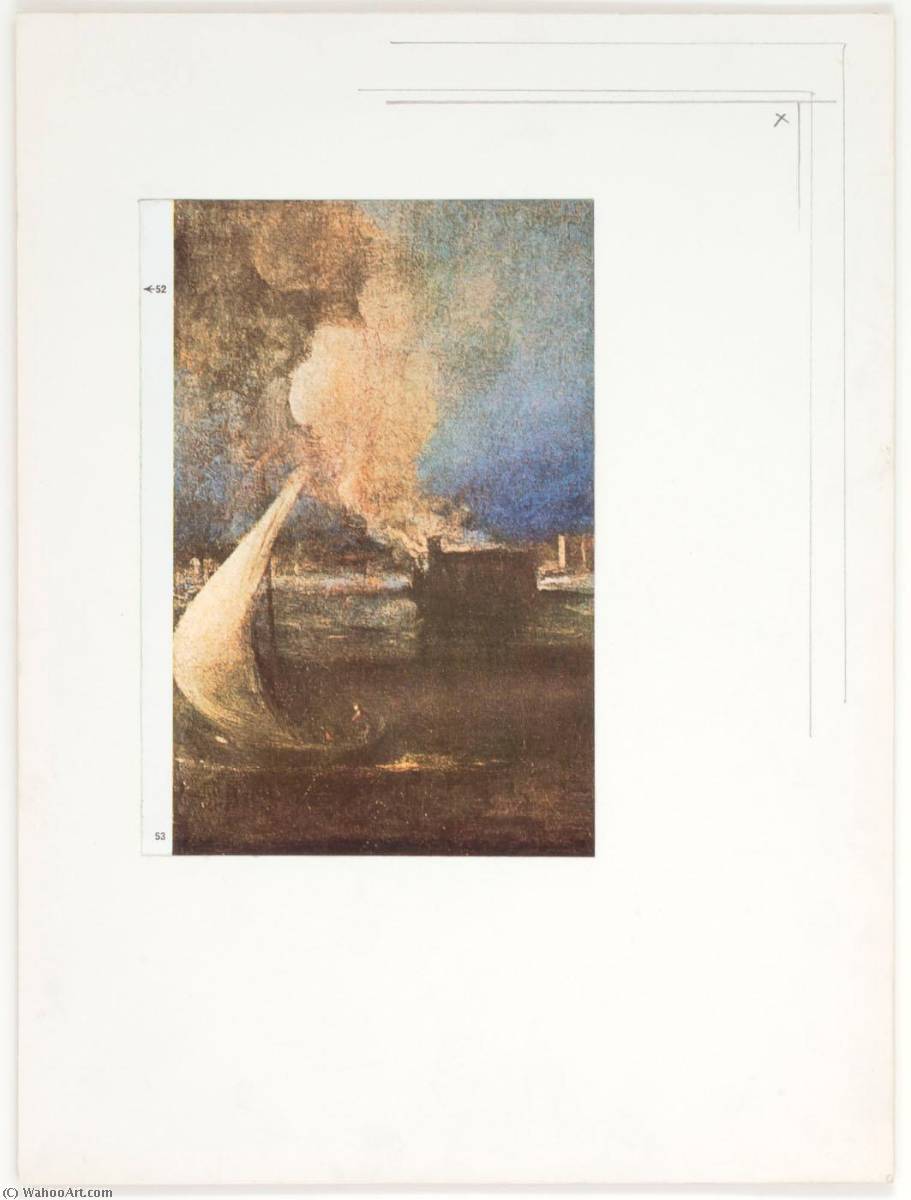 Untitled (seascape In Titian's Portrait Of The Doge Francesco Venier ) — Joseph Cornell