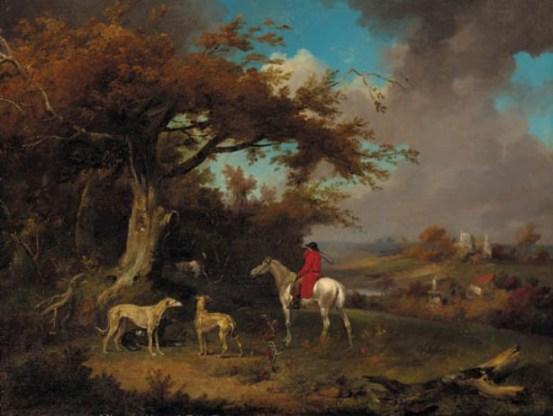 A Huntsman And Hounds On The Edge Of A Wood — Džejms Vord