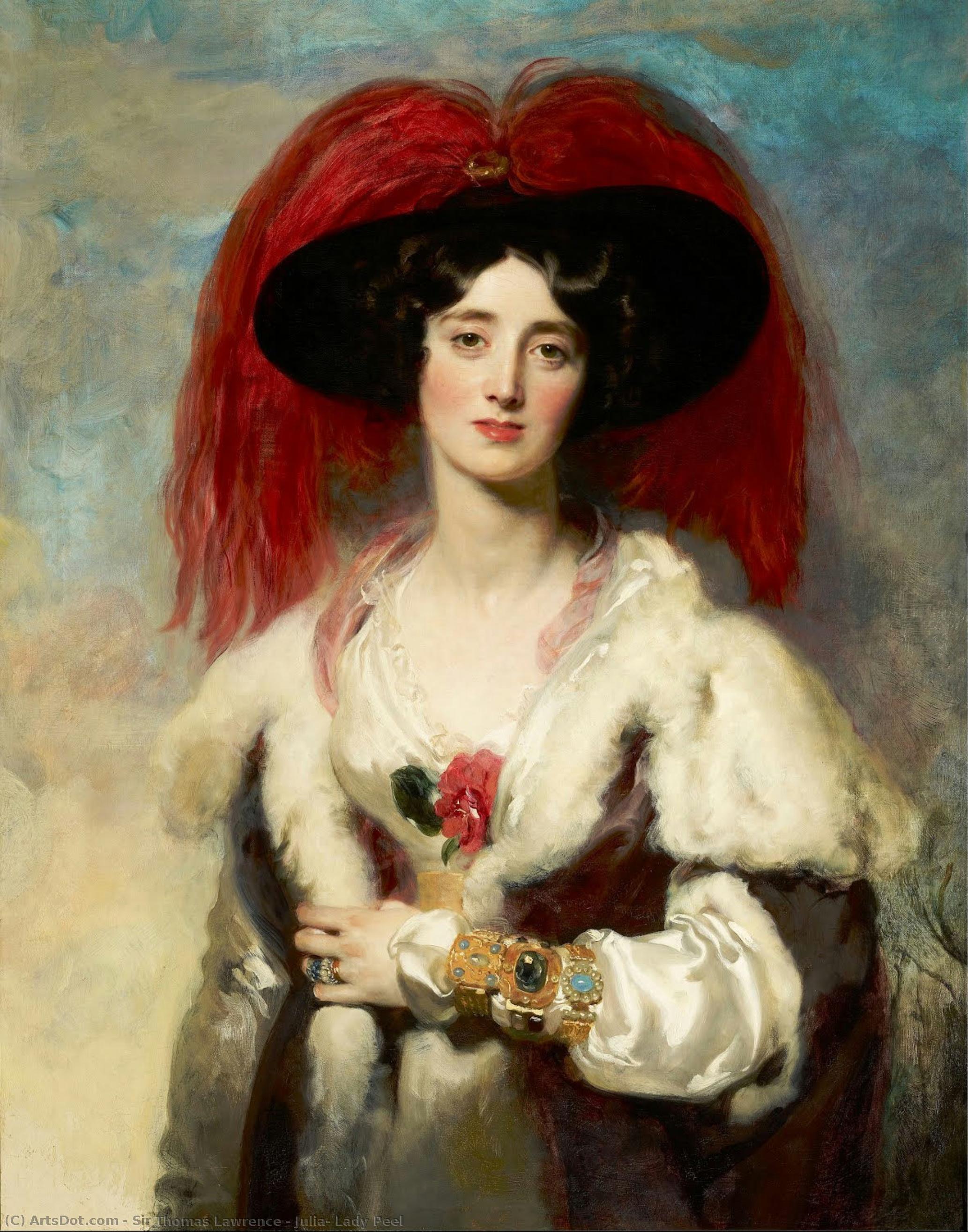 Julia, Lady Peel — Сэр Томас Лоуренс