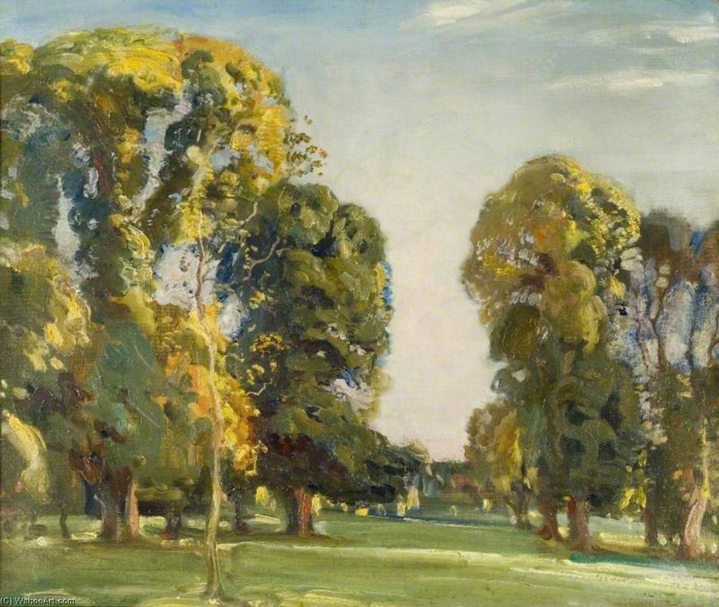 An Avenue Of Trees — Алфред Џејмс Менингс