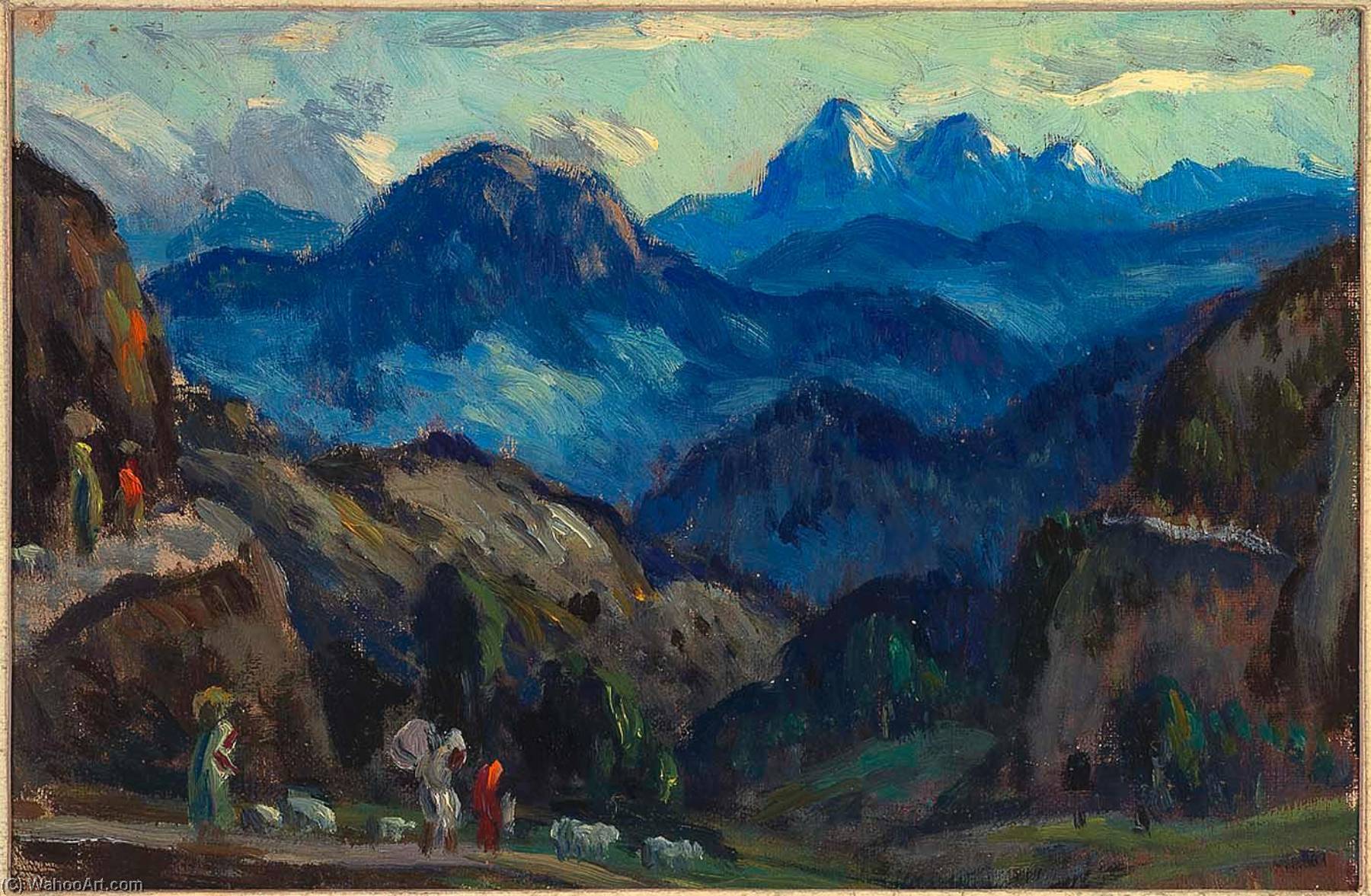Sunset Over Himalaya Nanda Devi — Eliot Clark