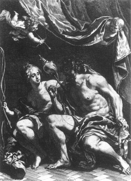 Hercules And Omphale — Мишель Дориньи