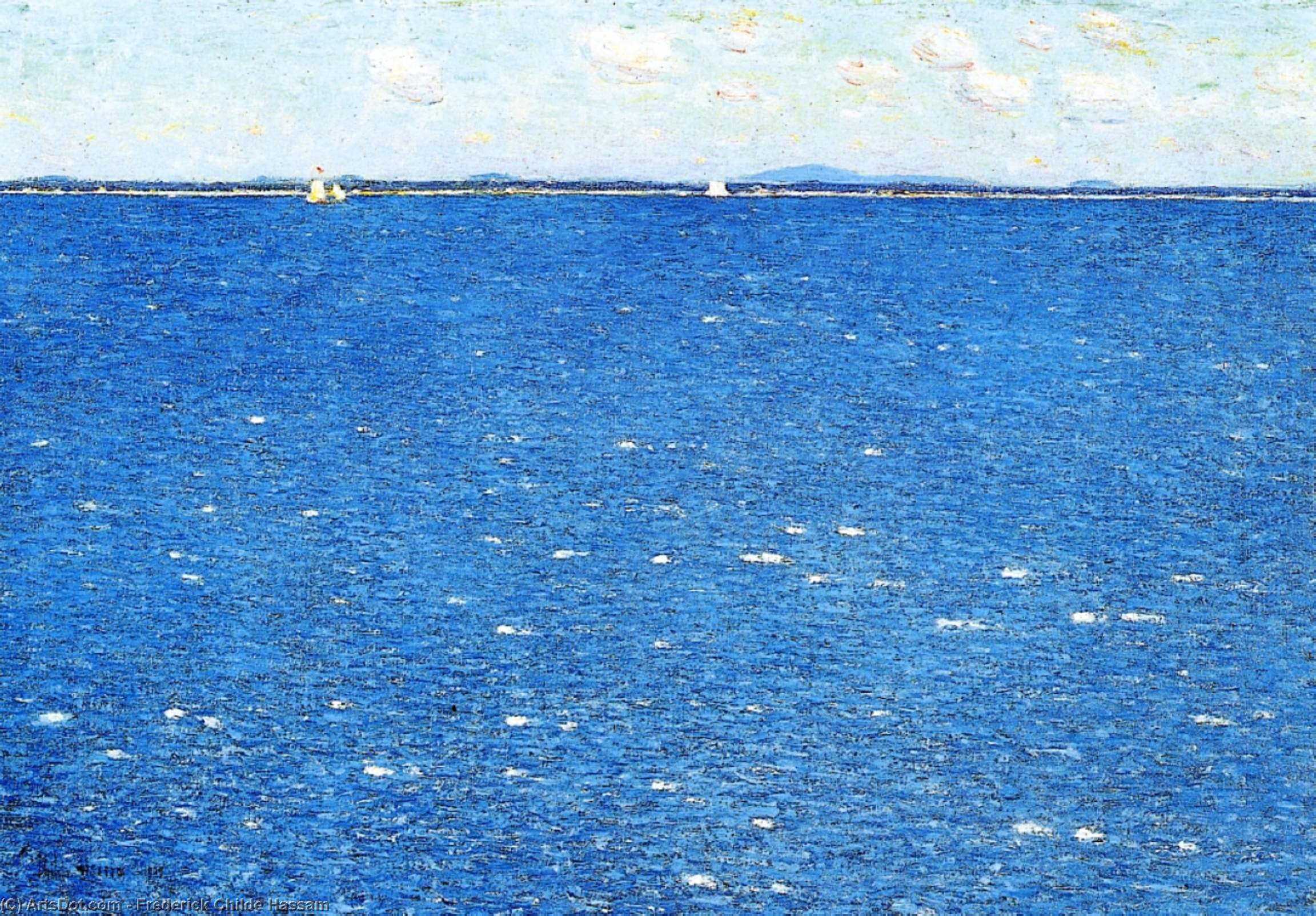 West Wind, Appledore — Frederick Childe Hassam