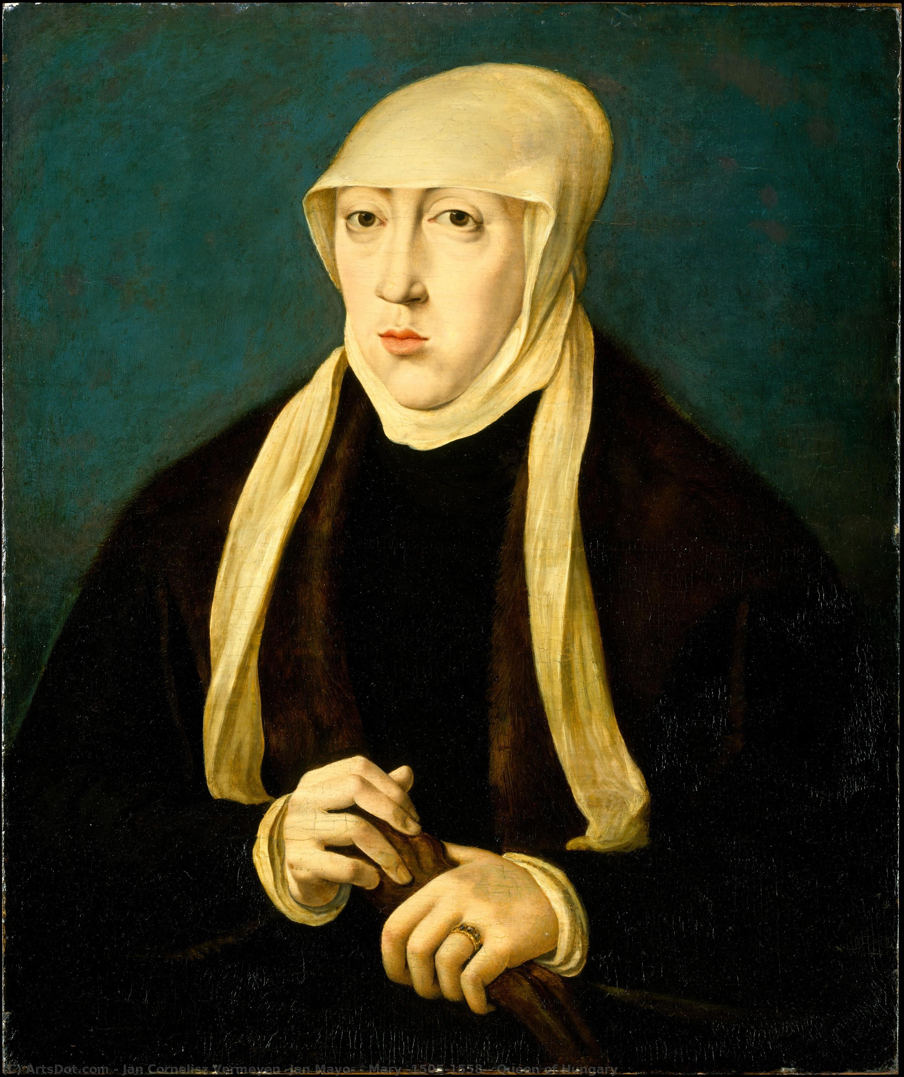 Mary (1505–1558), Queen Of Hungary — Jan Cornelisz Vermeyen (jan Mayo)
