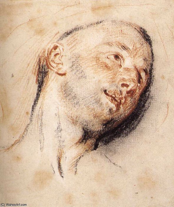 Cabeza De Hombre — Jean-antoine Watteau