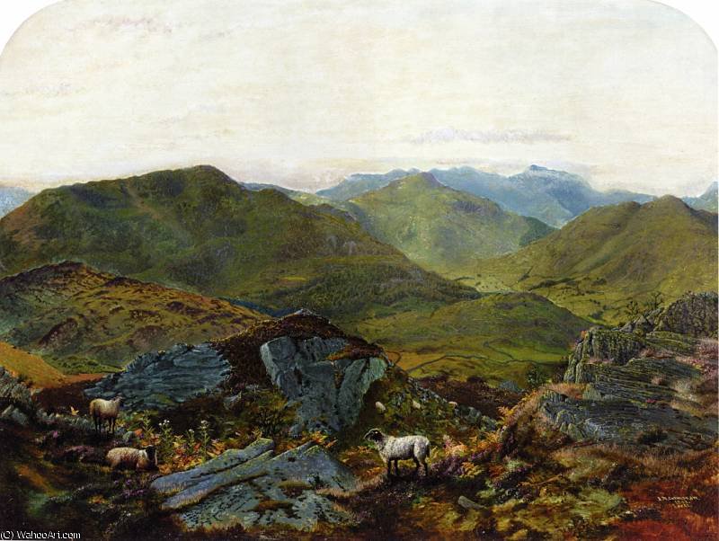 Landscape In The Lake District — John Atkinson Grimshaw