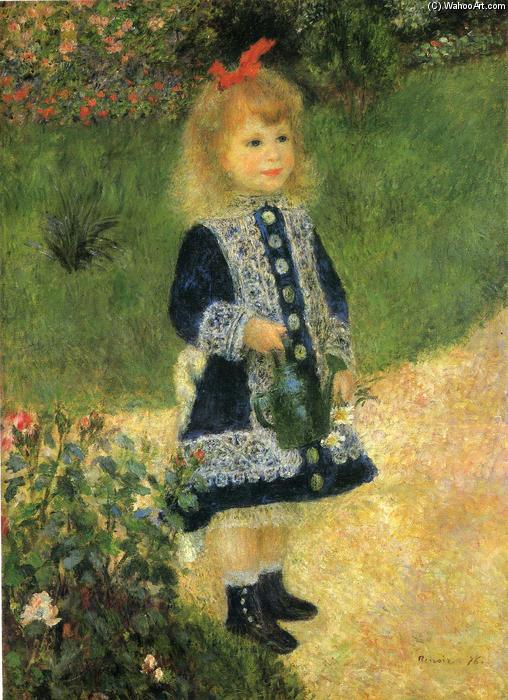 A Girl With A Watering Can — Pjer Ogist Renoar