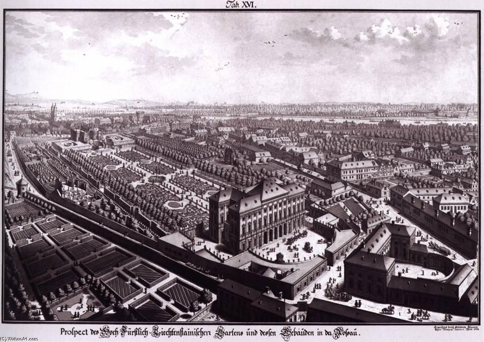 Bird's-eye View Of The Liechtenstein Garden Palace — Salomon Kleiner