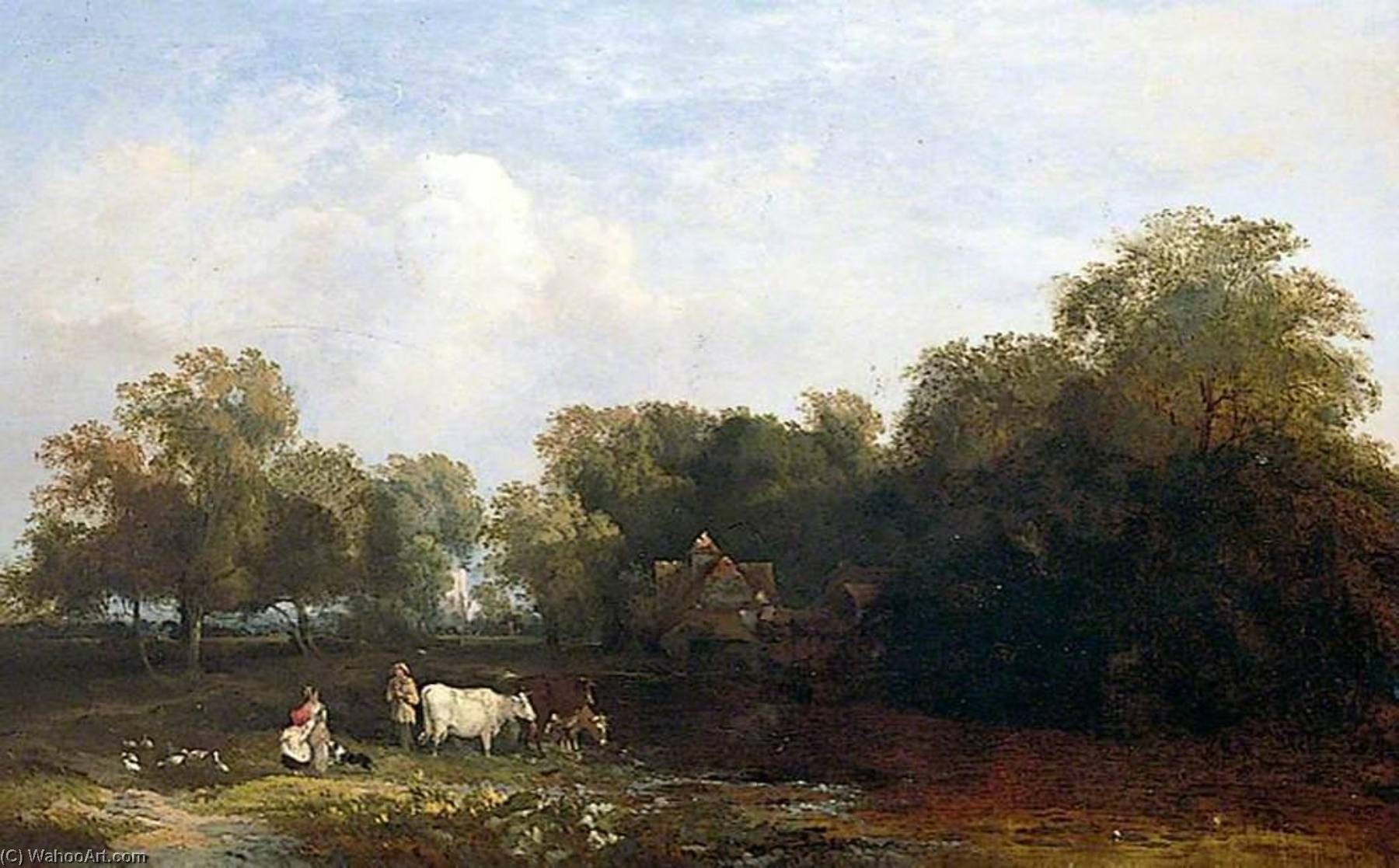Wooded Landscape — George Augustus Williams