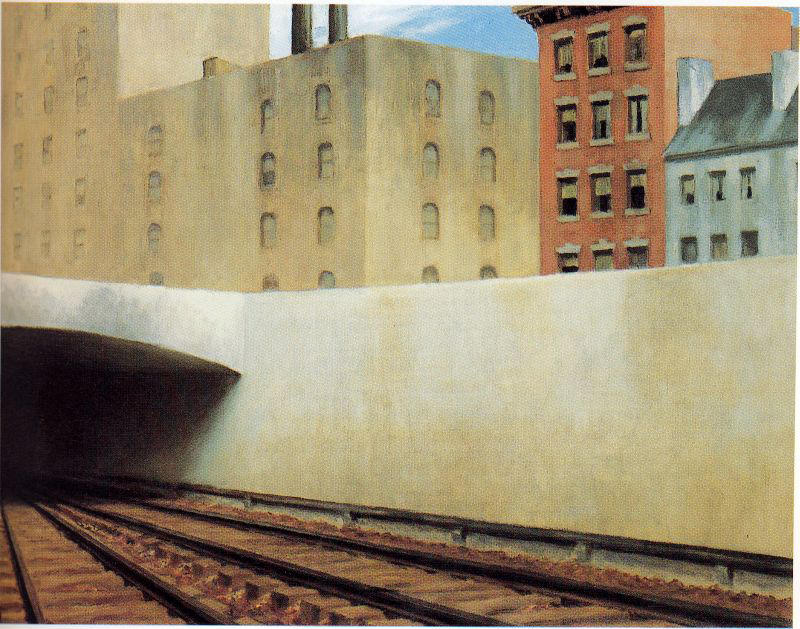 Approaching The City — エドワード・ホッパー