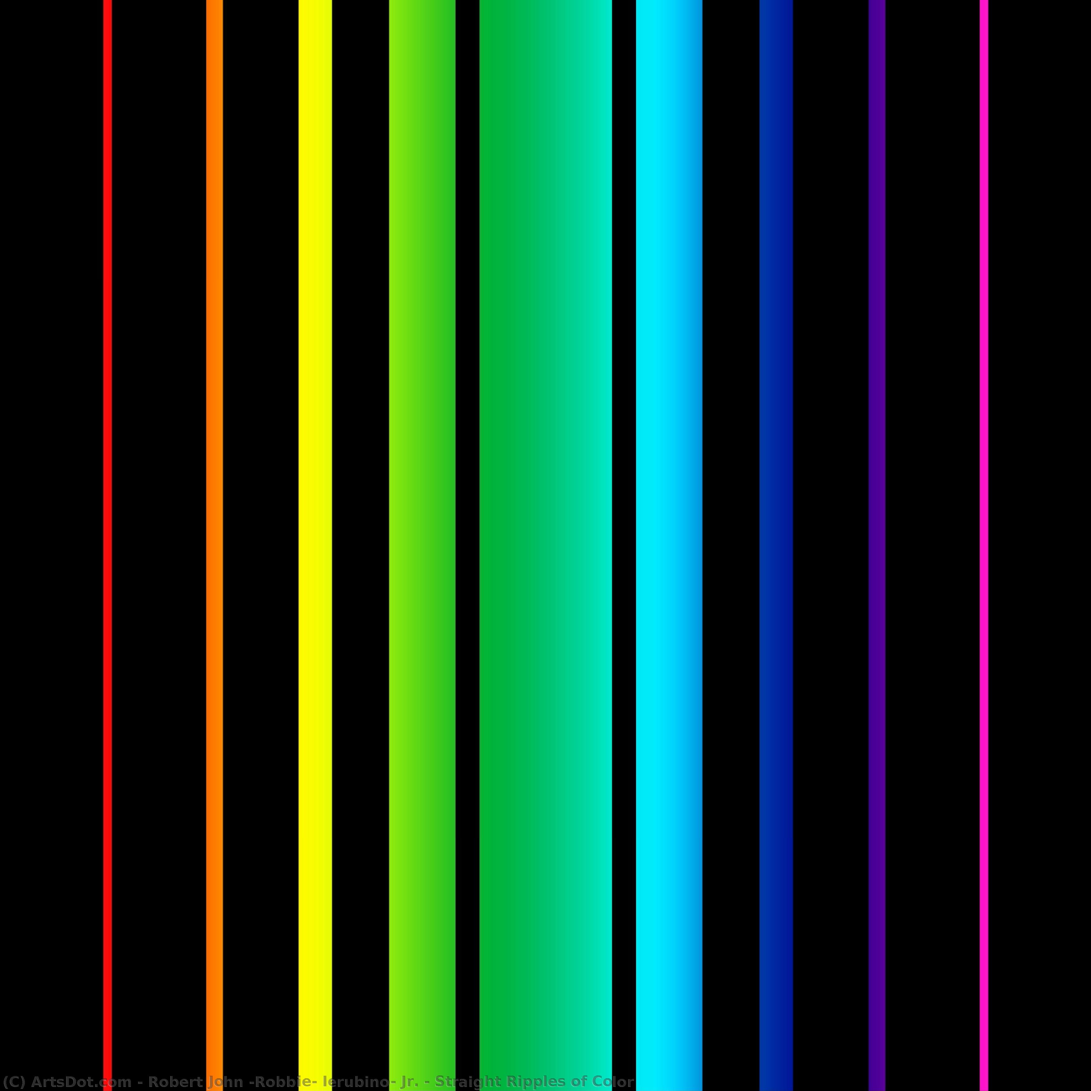 Straight Ripples Of Color — Robert John "robbie" Ierubino Jr.