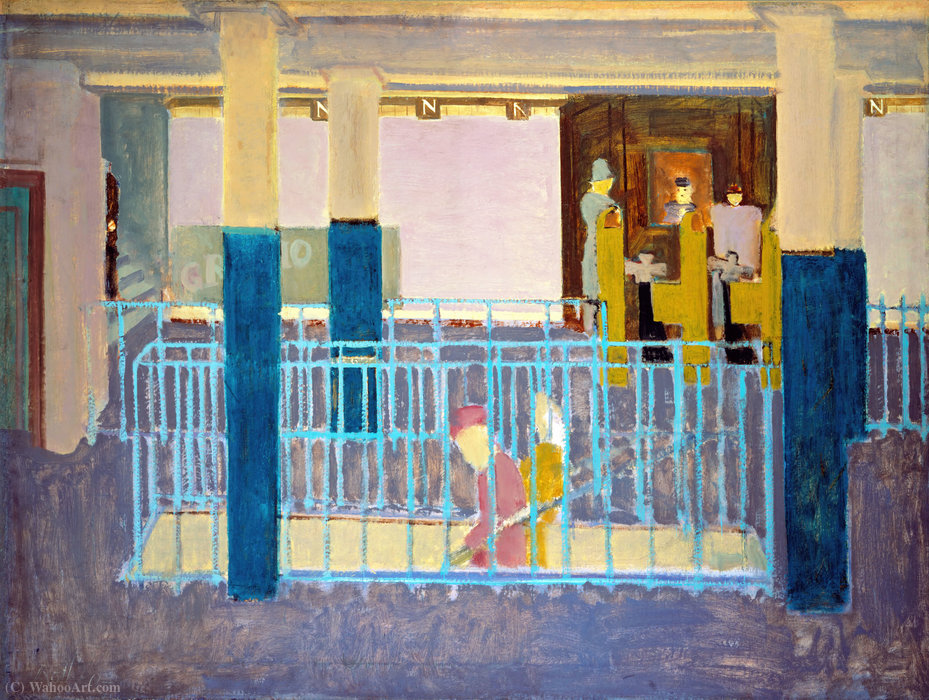Entrada Al Subte (estación De Subte / Escena Del Subte) — Mark Rothko