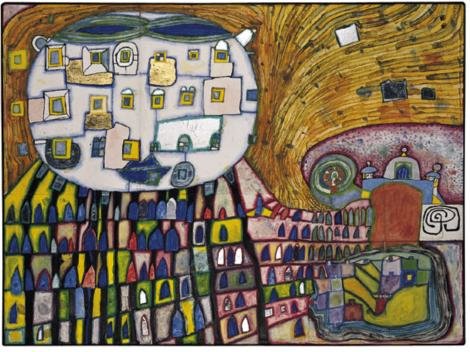 Domestic Cat - The Cat Of Atlantis — Friedensreich Hundertwasser