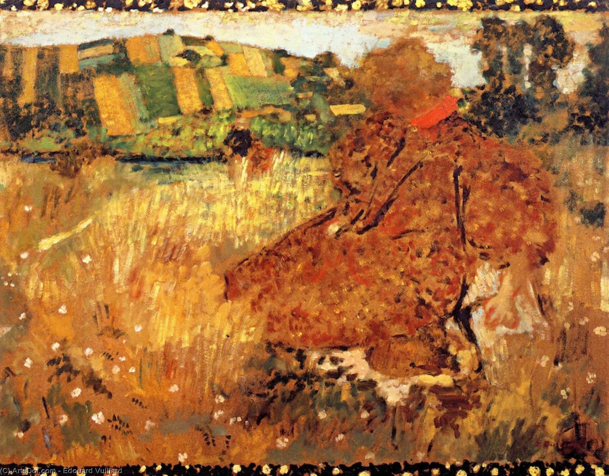 Woman In The Countryside — Jean-édouard Vuillard