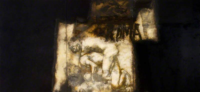 Wrestlers (triptych) — Hughie O'donoghue
