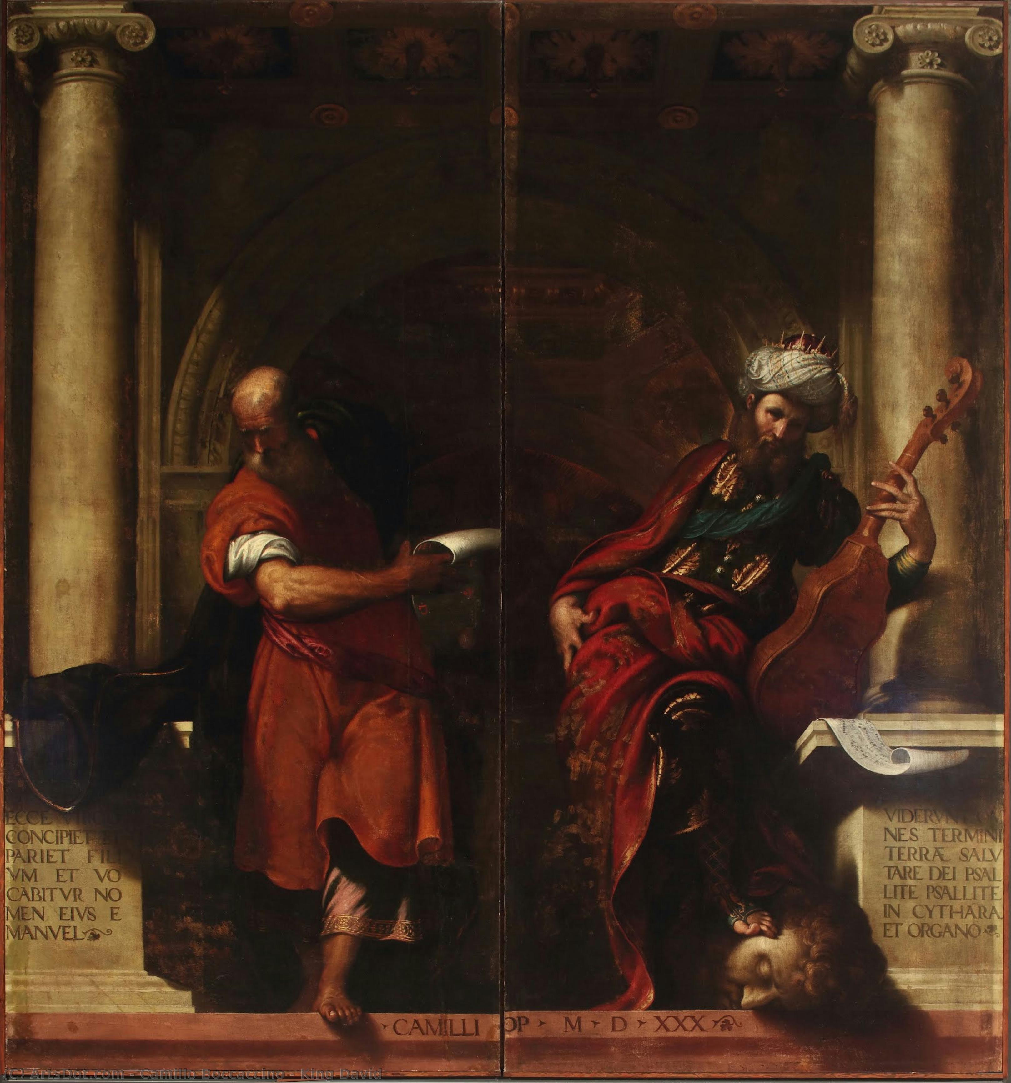 King David — Camillo Boccaccino