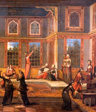 English Harem Scene With The Sultan — Jean Baptiste Vanmour