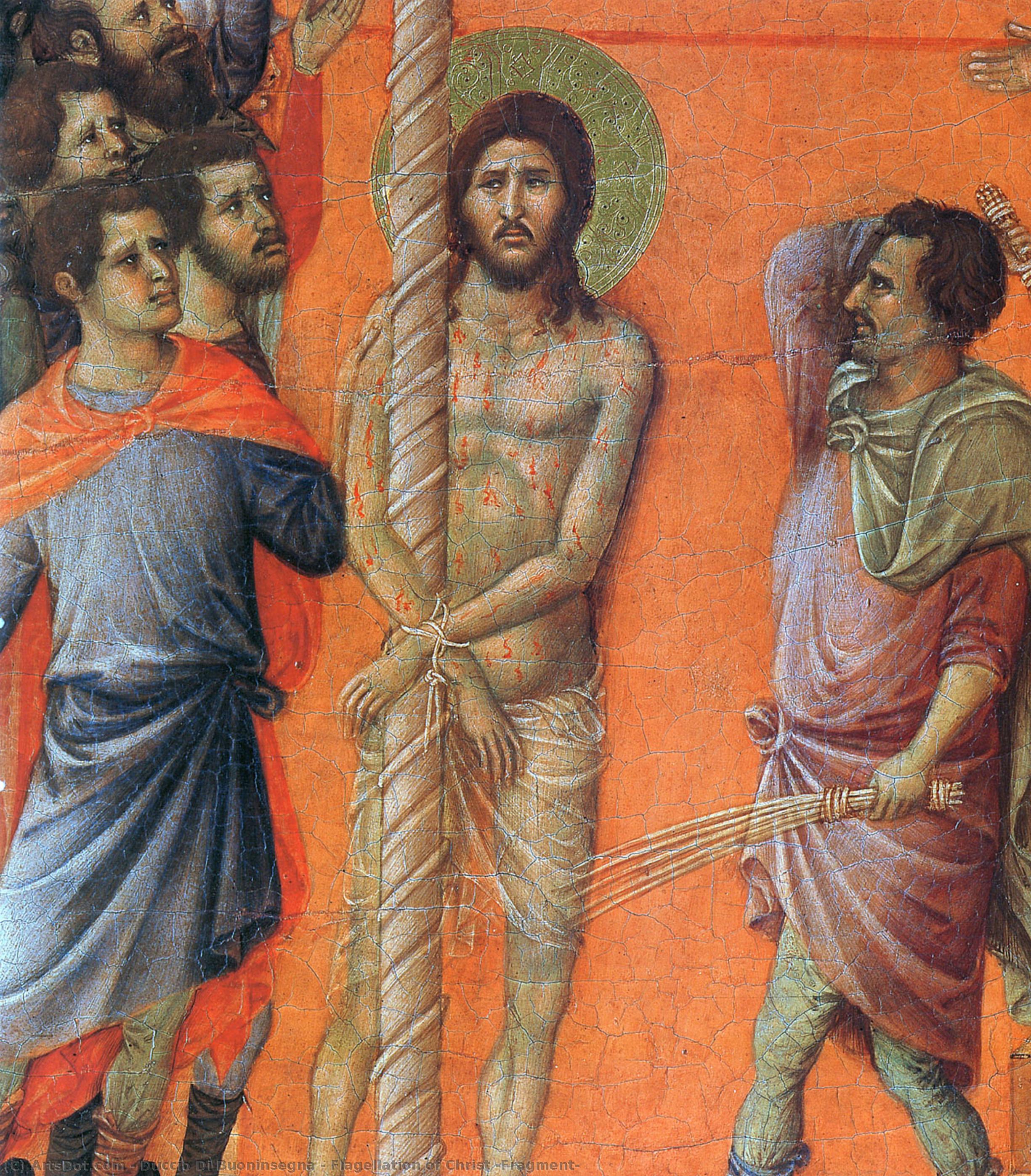 Geißelung Christi (fragment) — Duccio Di Buoninsegna