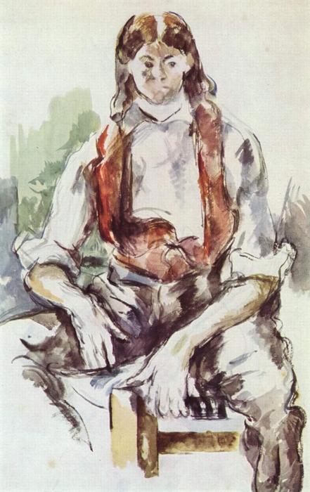 Boy In A Red Vest — Paul Cézanne