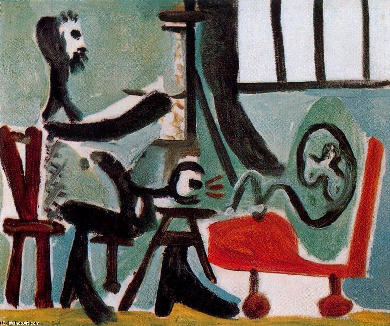 Der Maler Und Sein Modell — Pablo Picasso