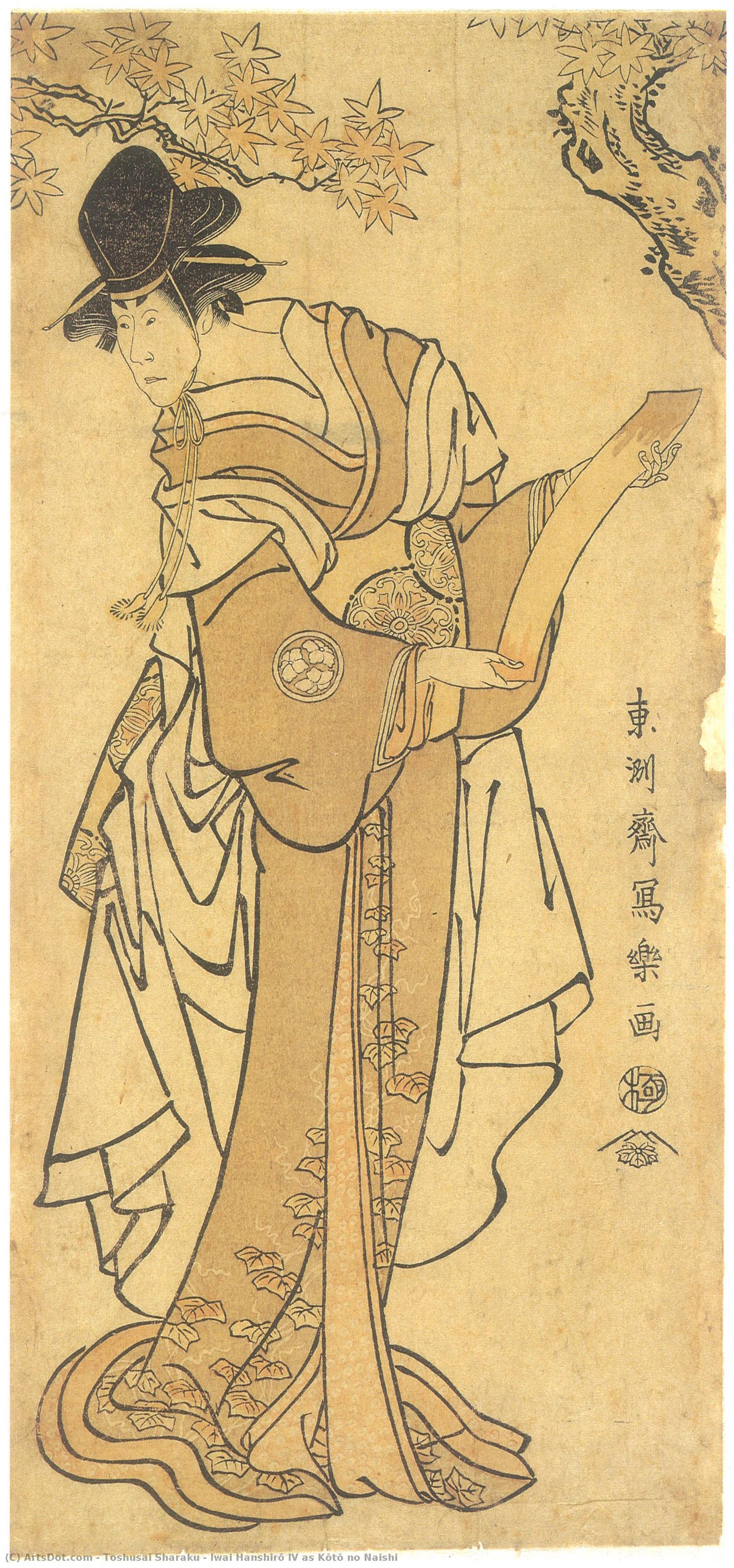 Iwai Hanshirō Iv As Kōtō No Naishi — Tōshūsai Sharaku
