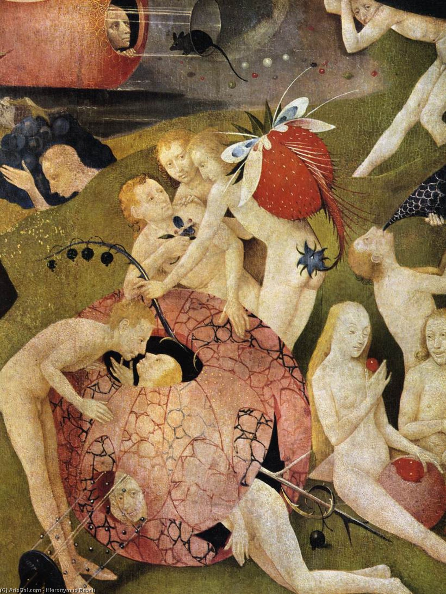 Triptych Of Garden Of Earthly Delights (detail) (30) — Hieronymus Bosch