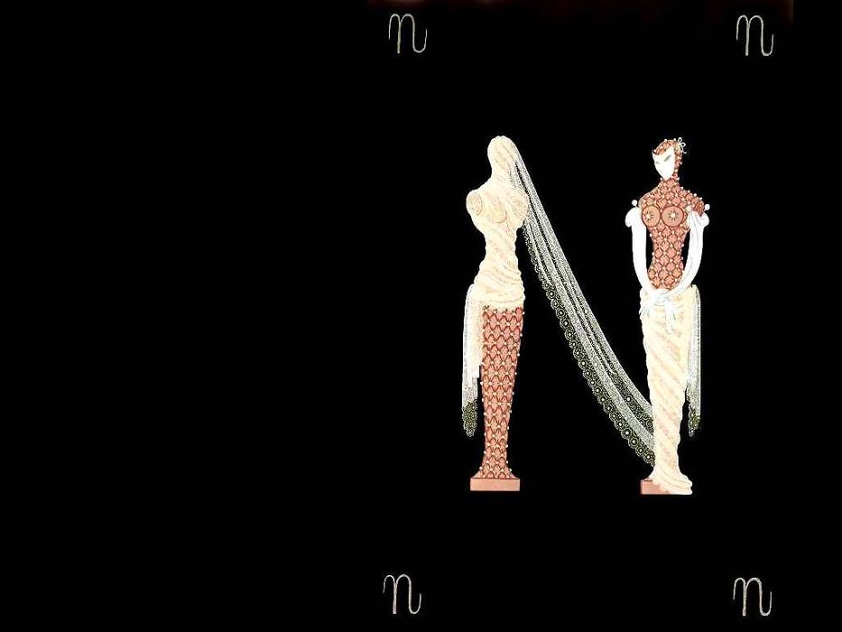 Alphabet N — Erté