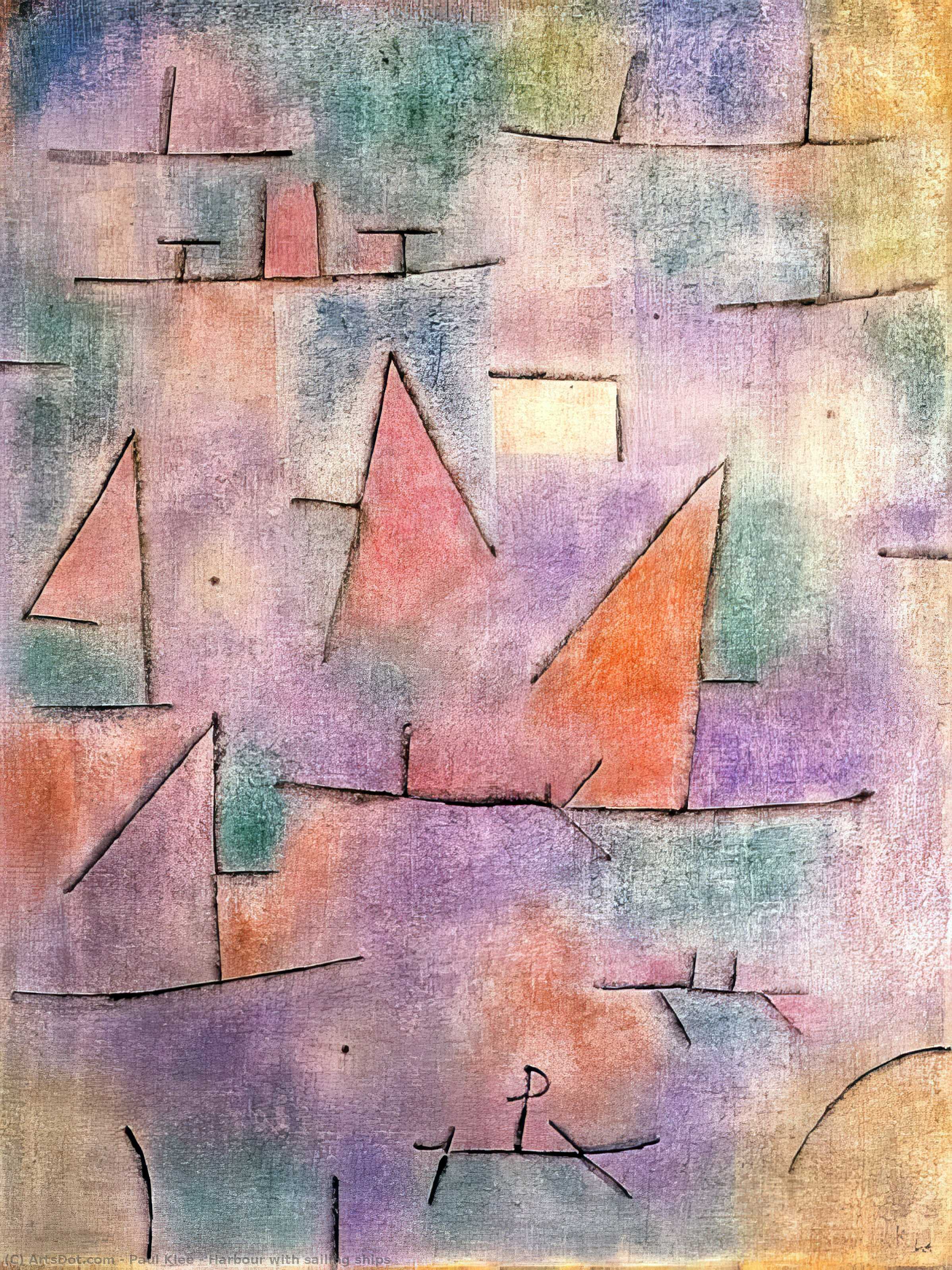 Harbour With Sailing Ships — Пауль Клее