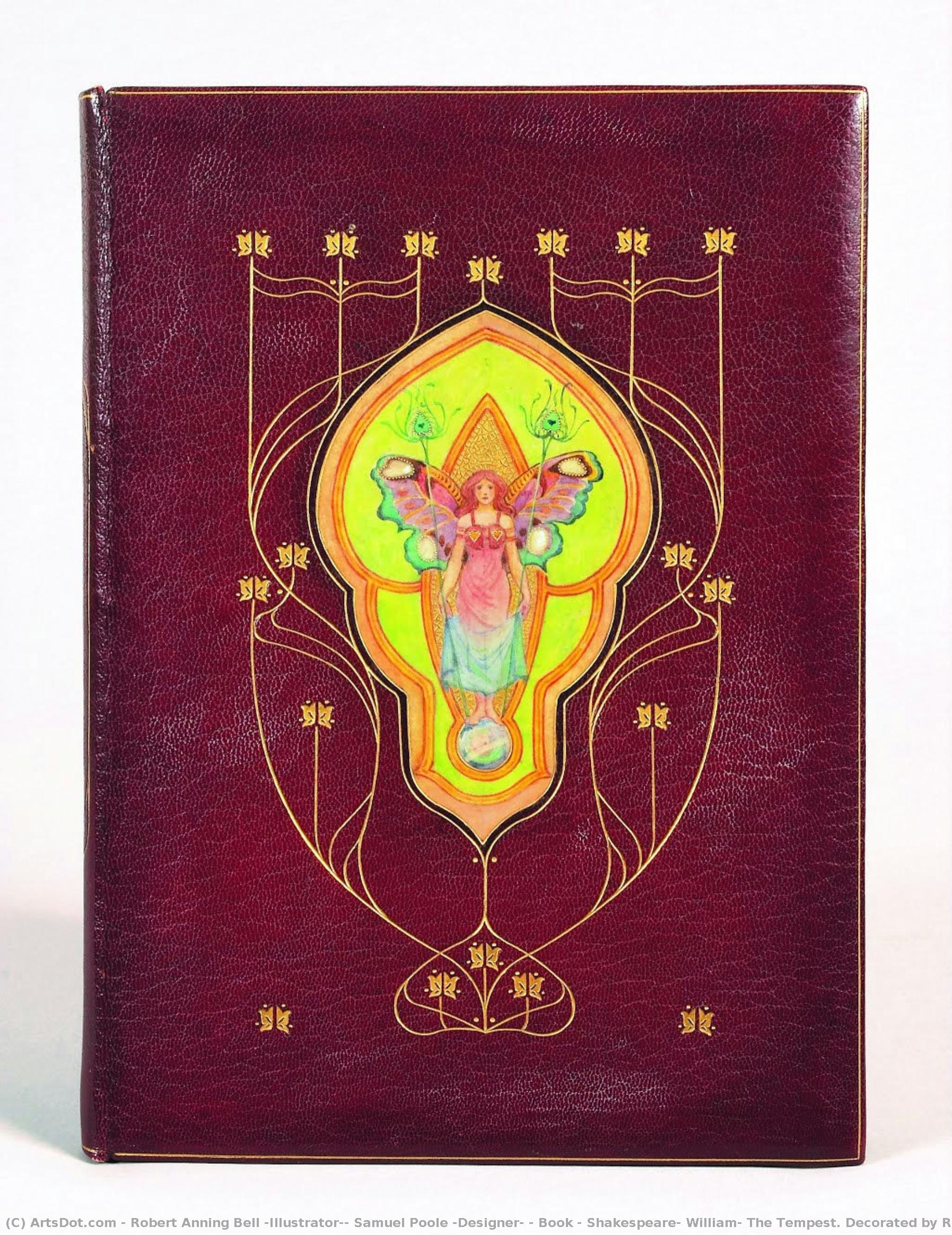 Book - Shakespeare, William: The Tempest. Decorated By Robert Anning Bell — Robert Anning Bell (illustrator), Samuel Poole (designer)