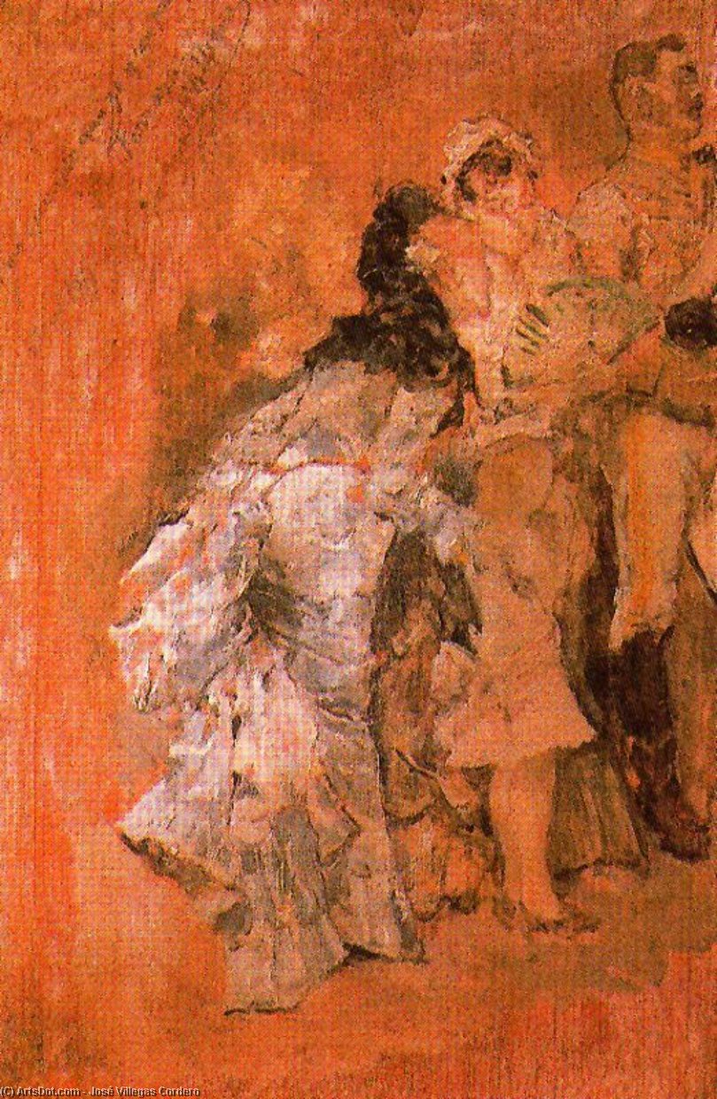 Study For The Christening Of The Son Of General — José Villegas Cordero