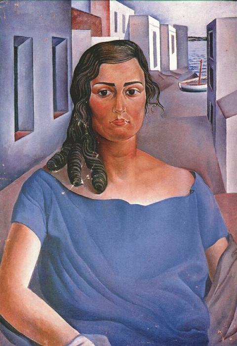 Portrait Of A Girl In A Landscape — Salvador Dalí