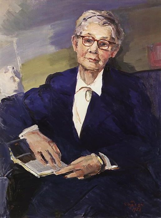Portrait Of Art Critic Lydia Durnovo — Martiros Sarian