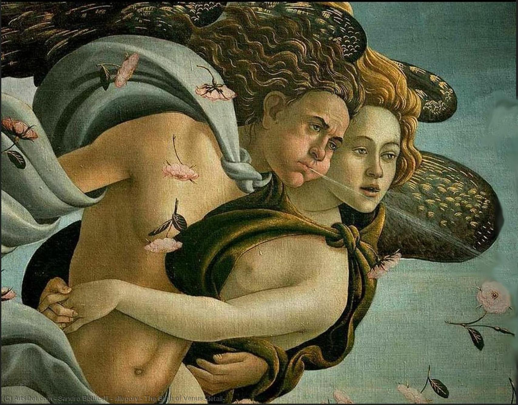 Allegorie - Die Geburt Der Venus (detail) — Sandro Botticelli