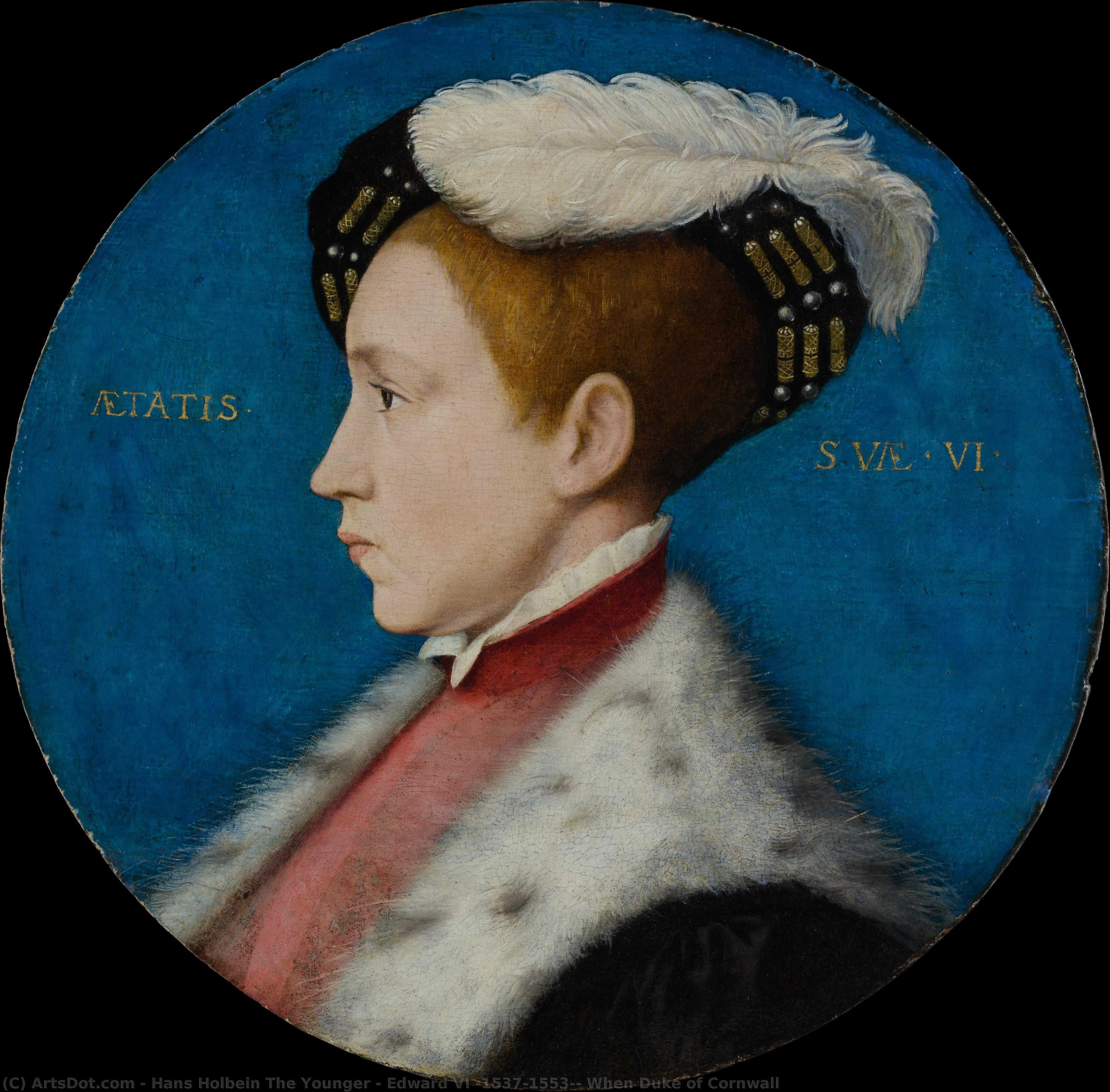 Edward Vi (1537–1553), Cuando Duque De Cornualles — Hans Holbein El Joven
