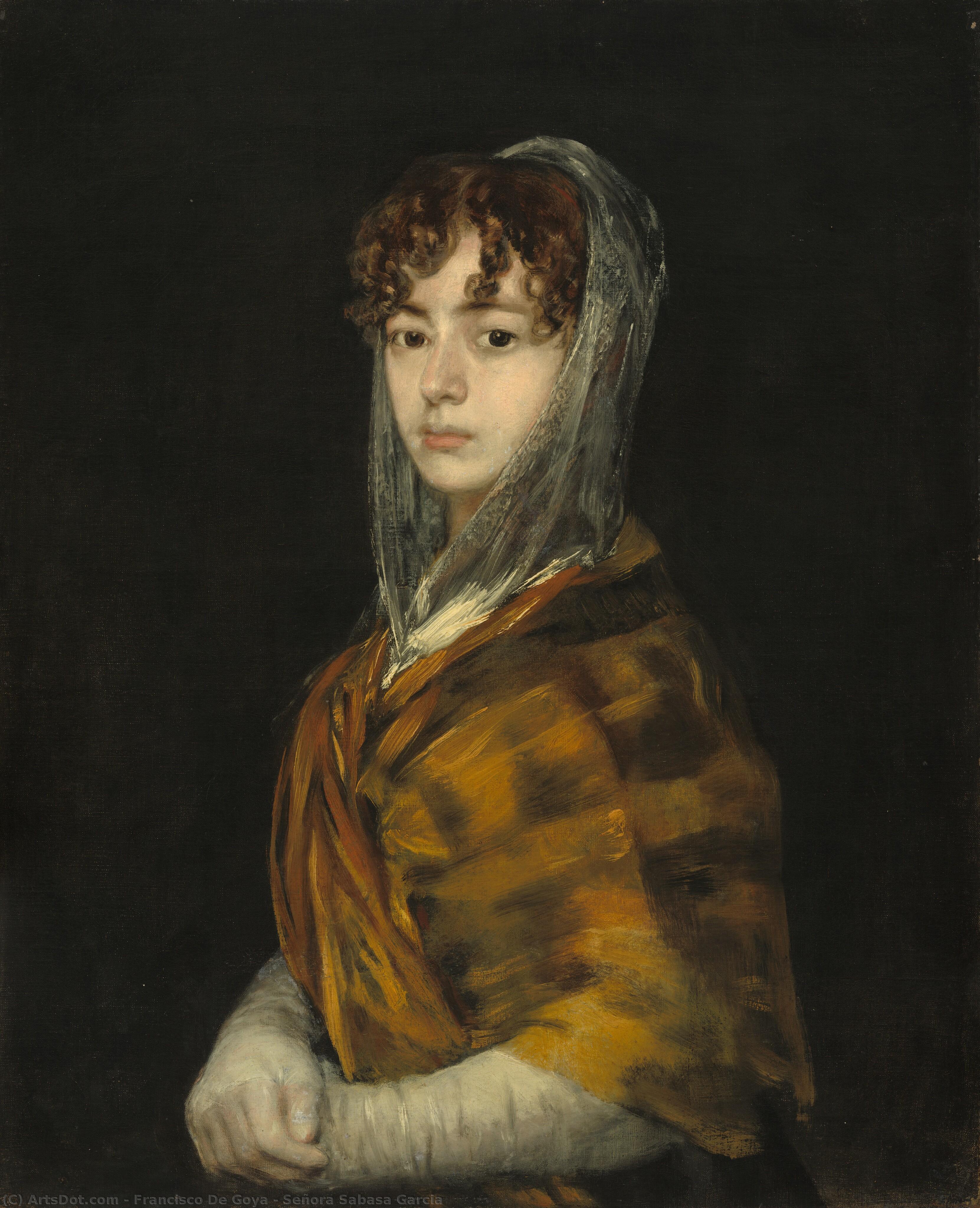 Señora Sabasa Garcia — Francisco José De Goya Y Lucientes