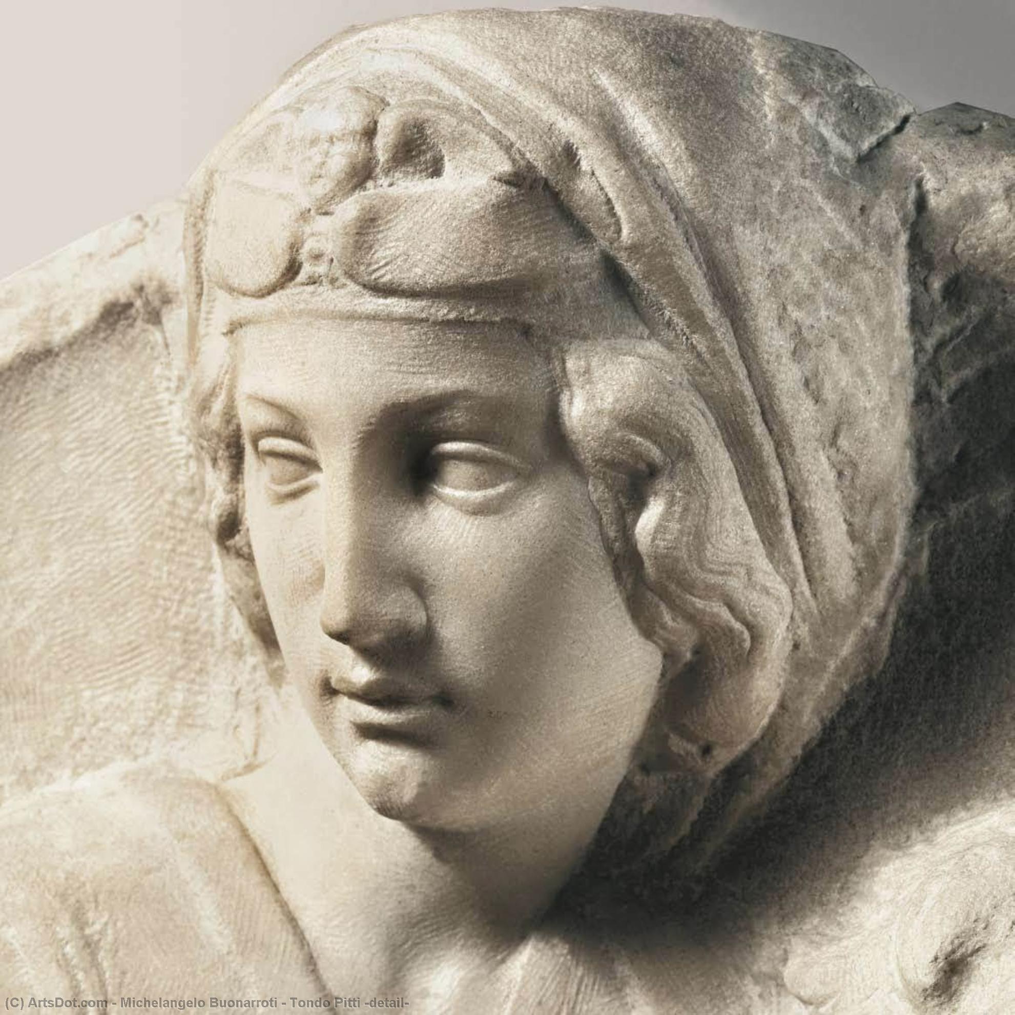 Tondo Pitti (detail) — Michelangelo Buonarroti