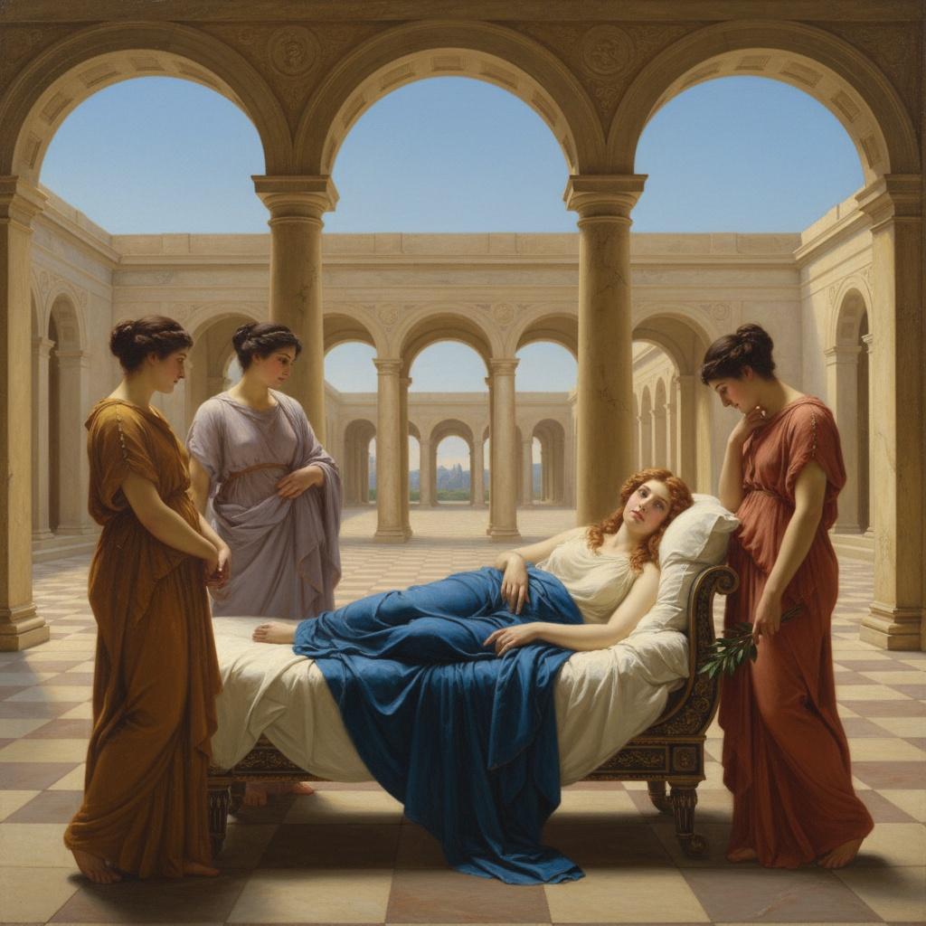 The Azure Reverie In Marble Silence — Marc Duvallier