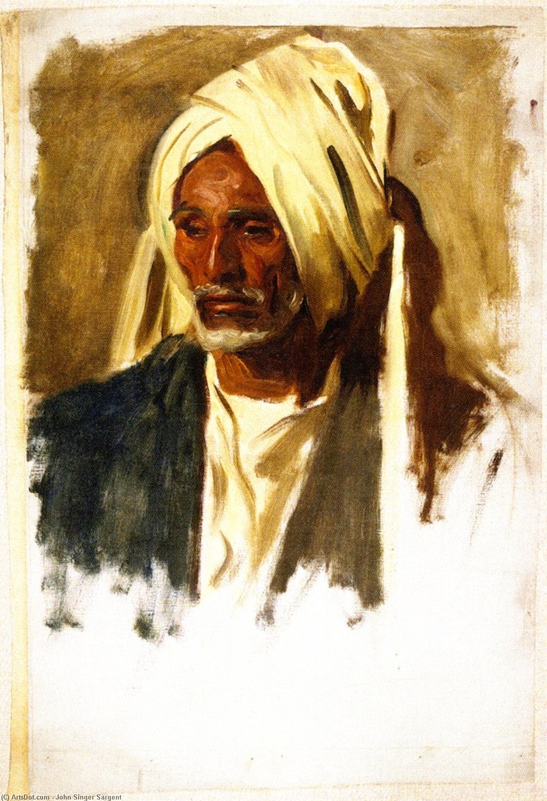 Anciano Con Barba Blanca — John Singer Sargent