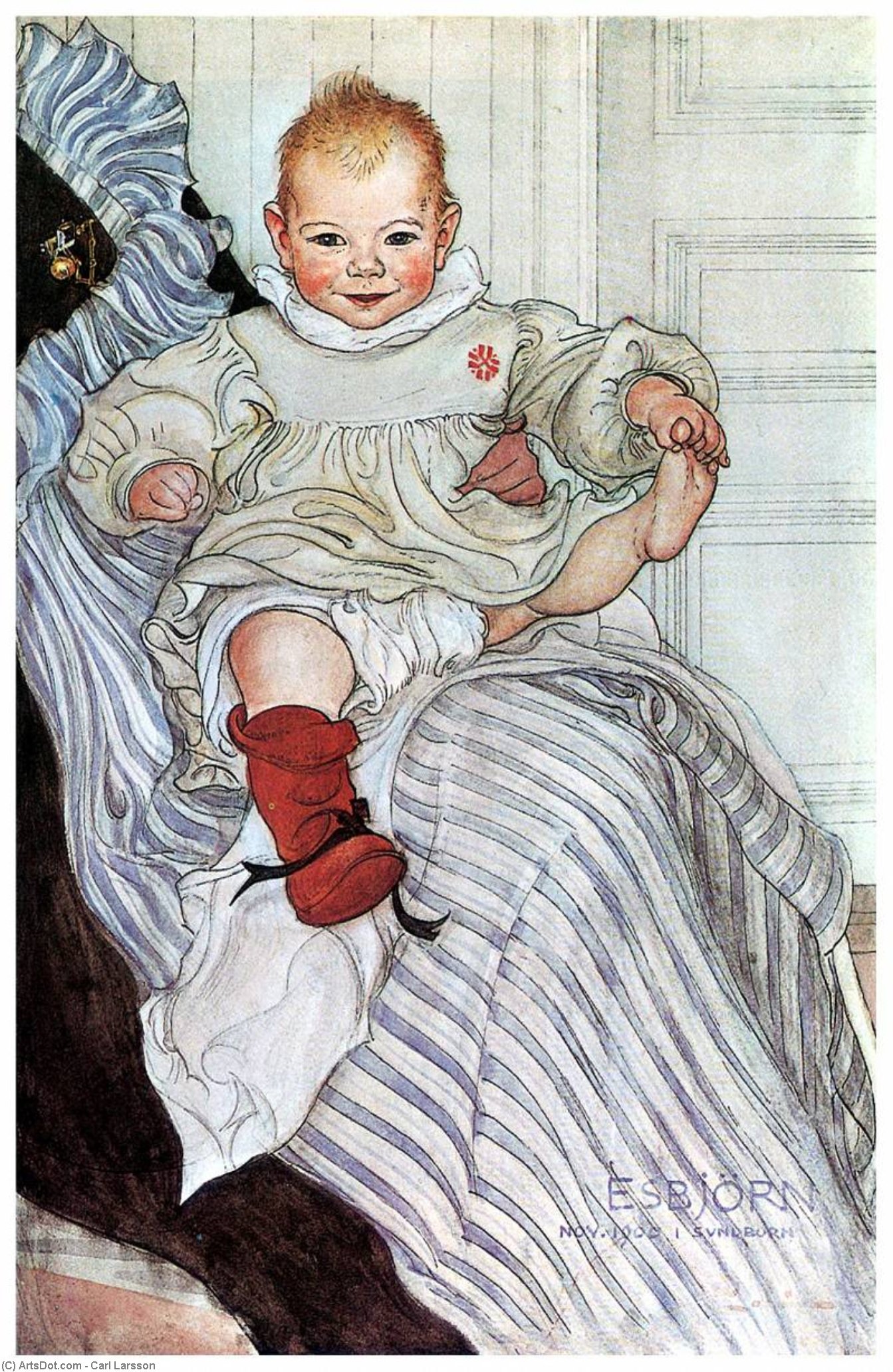 Esbjorn November — Carl Larsson