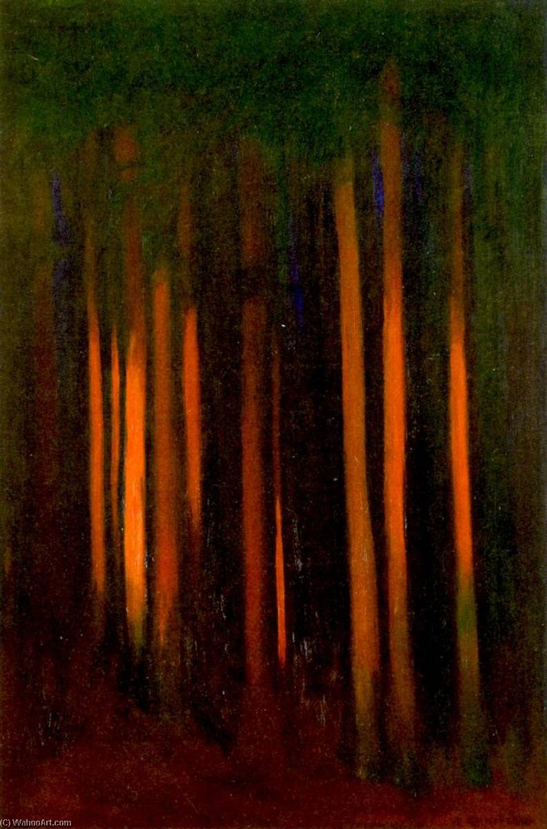 Forest Painting — Hans Emmenegger
