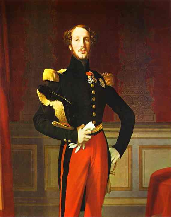 Portrait Of Ferdinand-philippe, Duke Of Orleans — Jean-auguste-dominique Ingres