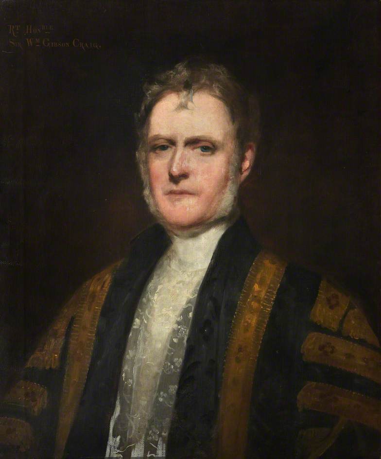 The Right Honourable Sir William Gibson Craig (1797–1878), 2nd Bt Of Riccarton — Sir John Watson Gordon