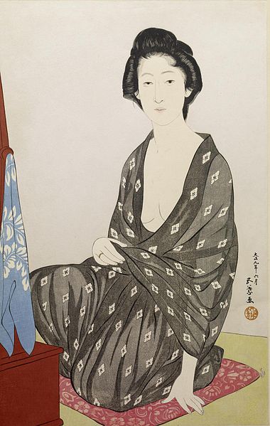 Woman In A Summer Kimono — Goyō Hashiguchi