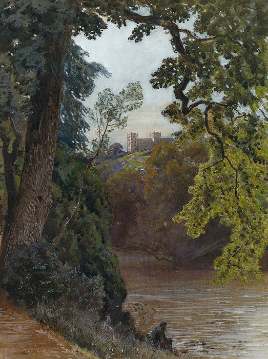 Blick Auf Ein Schloss — Louis Kolitz