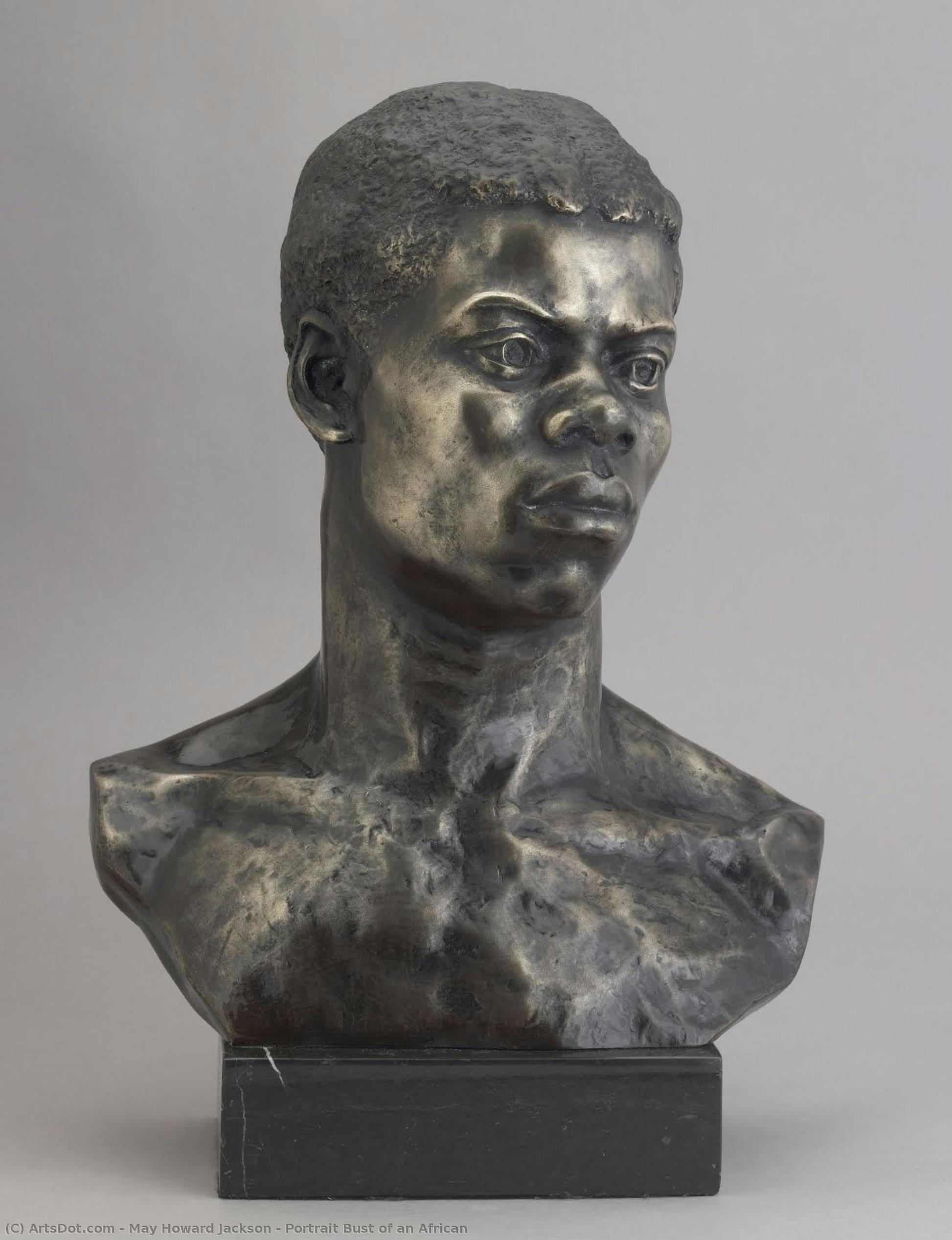 Portrait Bust Of An African — May Howard Jackson